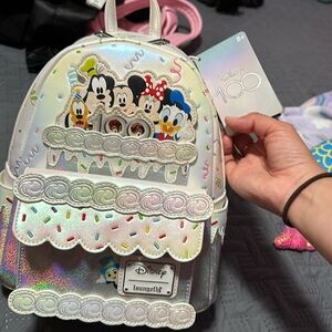 Loungefly Disney100 Cake Mini Backpack